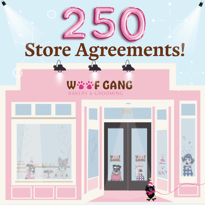 Woof Gang Bakery & Grooming Reaching New Heights with 250th Store Agreement, Celebrating a Major Milestone for Our Brand 🎉🐶💗